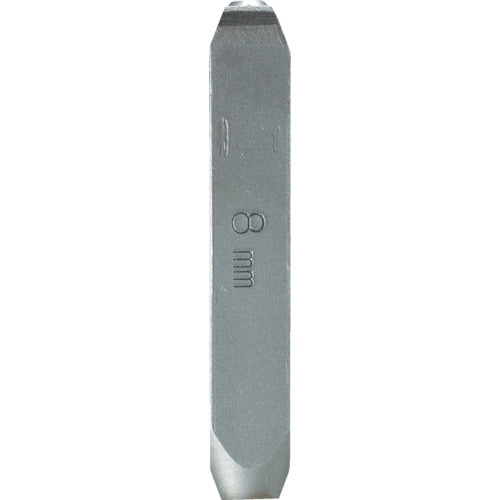 TRUSCO バラ刻印 8mm 点 SKD80TN トラスコ