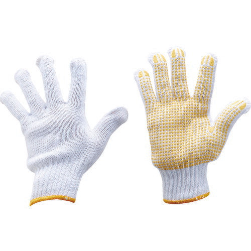 TRUSCO 混紡スベリ止メ手袋 指又補強編ミタイプ 10双組 フリーサイズ SKG10G10 トラスコ