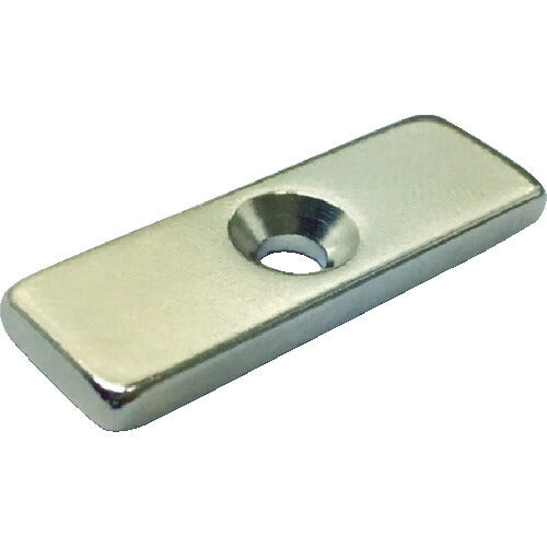 TRUSCO ネオジム角形磁石 皿ネジ穴付 10mmX10mmX5mm M3 1 T10K05M3 トラスコ
