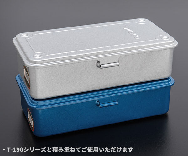 TRUSCO トランク型工具箱 203X109X56 シルバー T190SV トラスコ