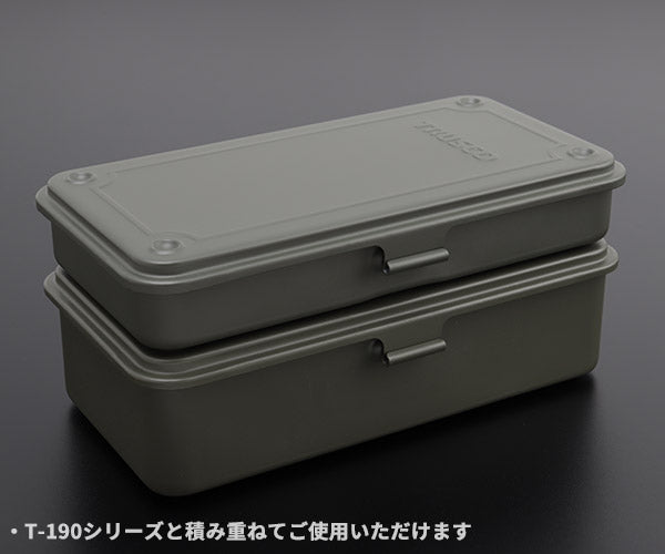 TRUSCO トランク型工具箱 203X109X35 陸上自衛隊OD T19MOD トラスコ