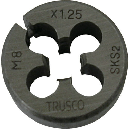 TRUSCO 丸ダイス 25径 ウイットネジ 3/8W16 (SKS) T25D38W16 トラスコ