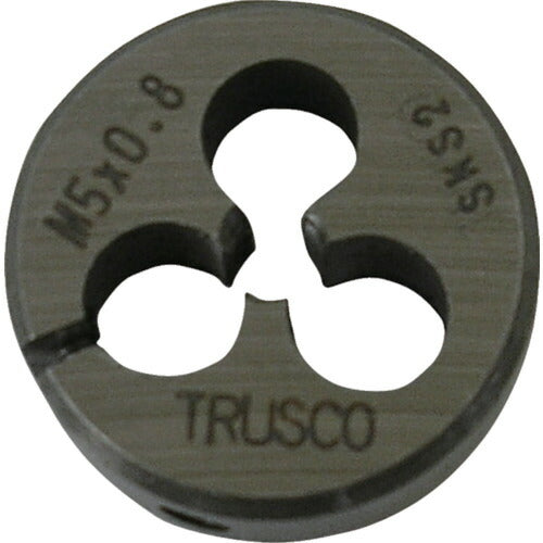 TRUSCO 丸ダイス 25径 M5×0.8 (SKS) T25D5X0.8 トラスコ
