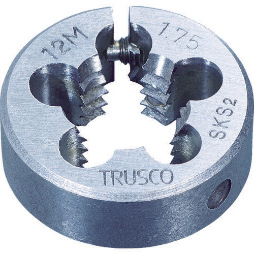 TRUSCO 丸ダイス 25径 M6×1.0 (SKS) T25D6X1.0 トラスコ