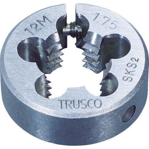 TRUSCO 丸ダイス SKS 細目 50径 12X1.5 T50D12X1.5 トラスコ