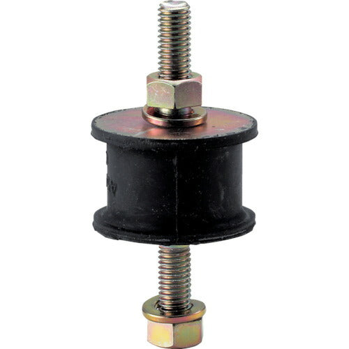 TRUSCO 丸形防振ゴム 両ボルトタイプ 最大荷重2500N TA516 トラスコ