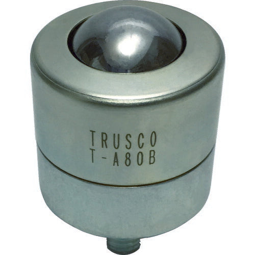 TRUSCO ボールキャスター 切削加工品上向用 スチール製ボール TA80B トラスコ