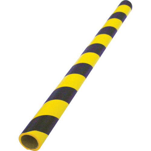 TRUSCO 安心クッション 丸型27mmX900mm トラ柄 黄/黒 TAC370MYB トラスコ