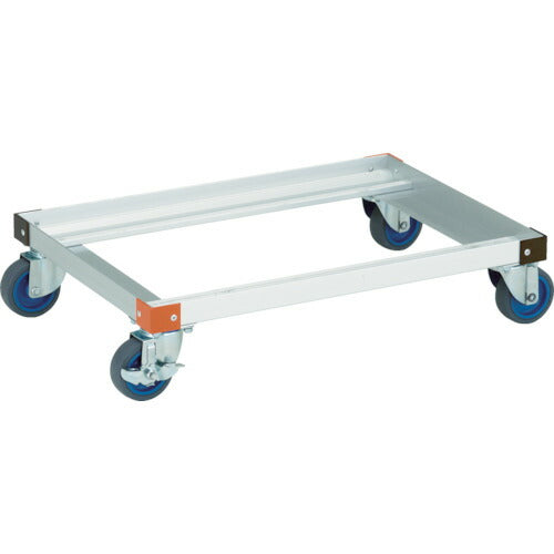 TRUSCO アルミカート 内寸540X375 エアーキャスター TALC50GALG トラスコ