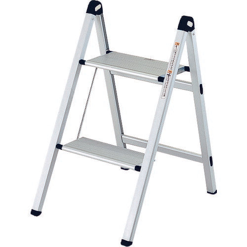 TRUSCO 薄型幅広踏台(片側昇降タイプ) 2段 高サ520mm TAU2UF トラスコ