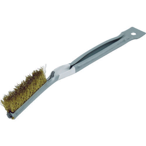 TRUSCO 金柄ブラシ 厚毛植 ゴールドメッキ線 TB2012 トラスコ