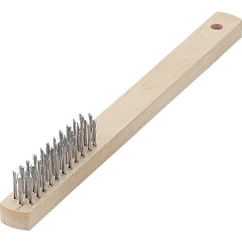 TRUSCO 木柄3行ブラシ ステンレス線 TB5031 トラスコ