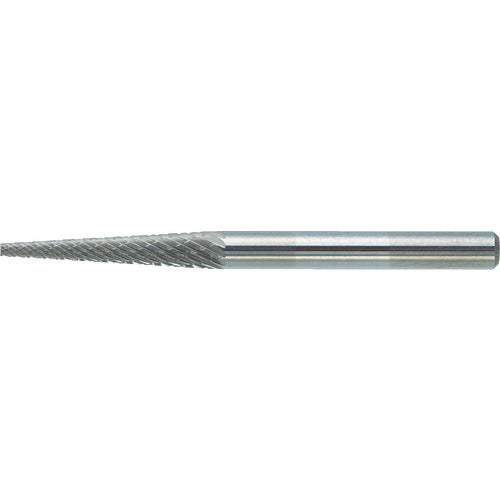 TRUSCO 超硬バー テーパー型 Φ3(7°)X刃長16X軸3 ダブルカット TB5A030 トラスコ