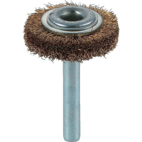 TRUSCO 軸付ホイールブラシ φ32X軸6 真鍮 線径0.15 TB6204 トラスコ