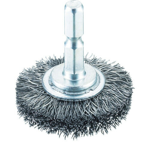 TRUSCO 軸付ホイールブラシ φ38X軸6.35 鋼線0.3 TB621260 トラスコ