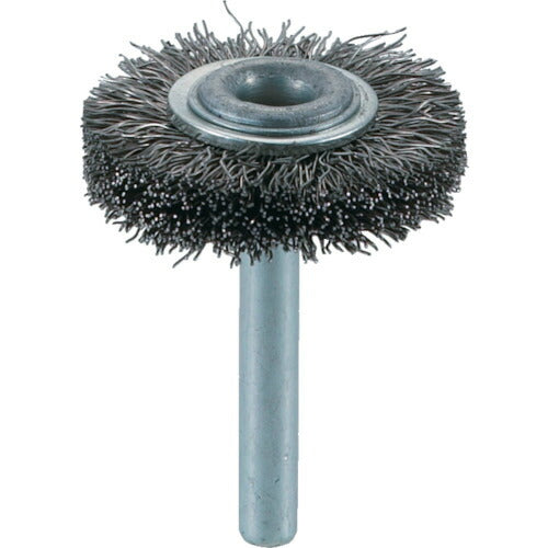 TRUSCO 軸付ホイールブラシ φ38X軸6 ステンレス線 線径0.3 TB6213 トラスコ