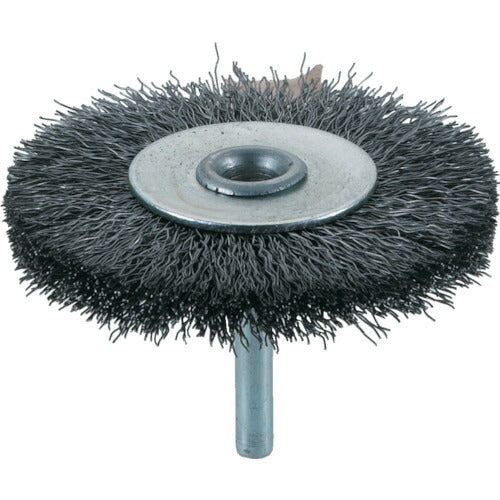 TRUSCO 軸付ホイールブラシ φ75X軸6 鋼線 線径0.3 TB6242 トラスコ