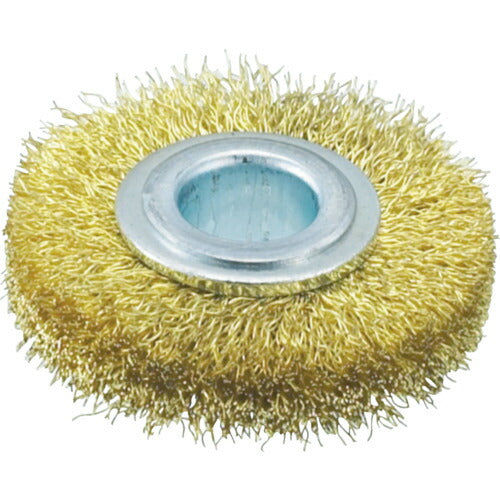 TRUSCO ホイルブラシ 38X10mm穴 真鍮線 線径0.15 TB6314 トラスコ