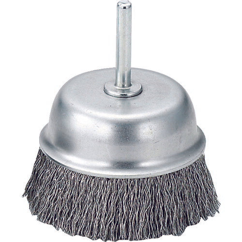 TRUSCO 軸付カップブラシ φ75X軸6 ステンレス線 線径0.3 TB6643 トラスコ