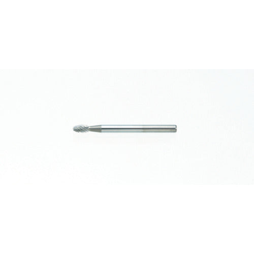 TRUSCO 超硬バー タマゴ型 Φ6.3X刃長9.5X軸3 ダブルカット TB6B064 トラスコ