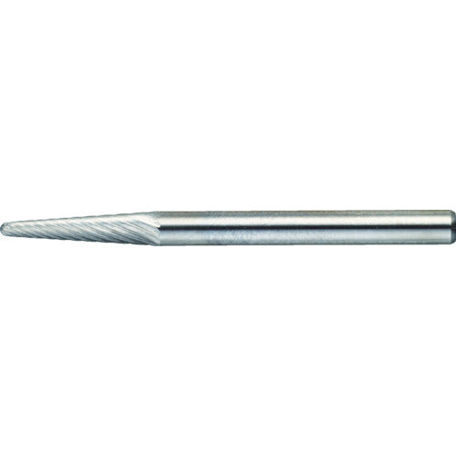 TRUSCO 超硬バー テーパー Φ3(8°)X刃長12.7X軸3シングルカット TB7A030S トラスコ