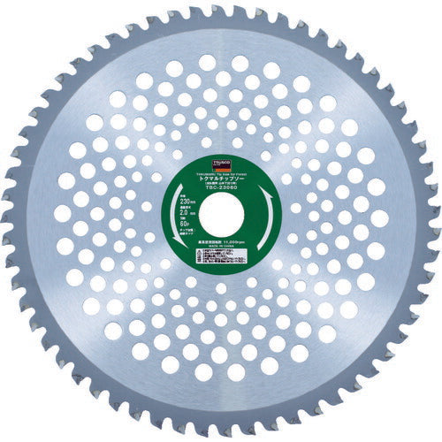 TRUSCO トクマルチップソー刈払機用山林下刈リ用 230X25.4X60P TBC23060 トラスコ