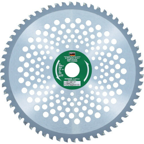 TRUSCO トクマルチップソー刈払機用山林下刈リ用 255X25.4X60P TBC25560 トラスコ