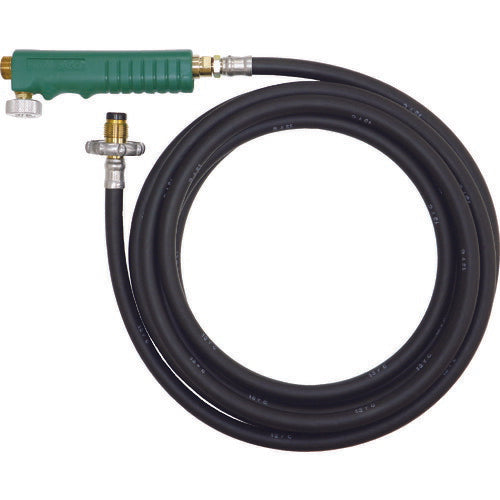 TRUSCO プロパンバーナー用ホース 5M バルブ付 TBH5MB トラスコ