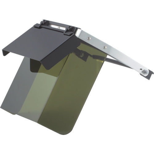 TRUSCO 遮光二重防災面 ヘルメット取付タイプ 前プレート遮光度8 TBM602WK トラスコ