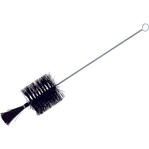 TRUSCO 理化学ブラシ 試験管用 黒豚毛 スチール柄 TBTT1J トラスコ