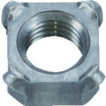 TRUSCO 四角溶接ナット M10 パイロット無 スチール 20個入 TBW140010 トラスコ