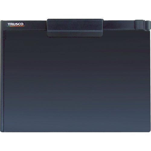 TRUSCO ペンホルダー付クリップボード A4横 黒 TCBA4SBK トラスコ
