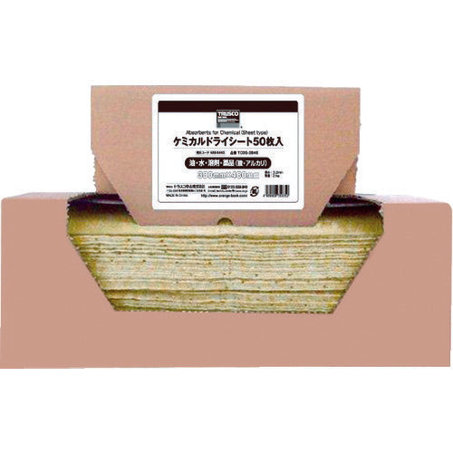 TRUSCO ケミカルドライシート 380×480 (50枚入) TCDS3848 トラスコ