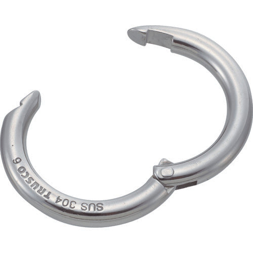 TRUSCO チェーンキャッチ ステンレス製 線径Φ6×長サ30mm (2個入) TCK6 トラスコ
