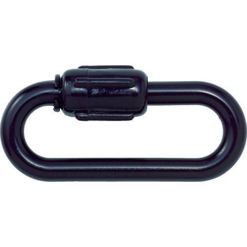 TRUSCO プラカラビナ 黒 6mm (2個入) TCK6BK トラスコ