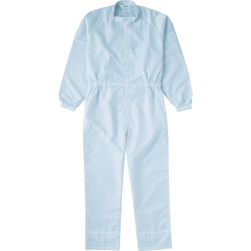 TRUSCO 制電糸グリッド仕様フード無ツナギ服 ホワイト 3L TCOGW3L トラスコ