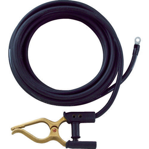 TRUSCO キャブタイヤケーブル アースクリップ丸端子付 10m TCT2210KE トラスコ