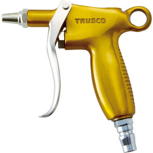 TRUSCO カラーエアダスター イエロー 引金式 プラグタイプ 標準ノズル TD80BY トラスコ