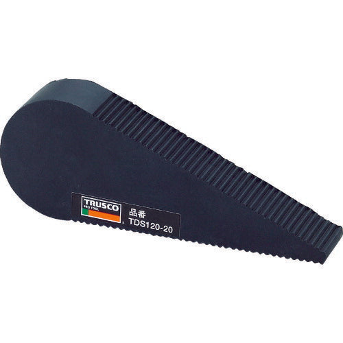 TRUSCO ドアストッパー 天然ゴムタイプ 全長120mm TDS12020 トラスコ