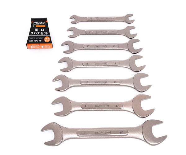 TRUSCO 両口スパナセット 7丁組セット TDS7S トラスコ