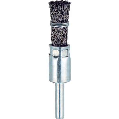 TRUSCO 筒型ブラシΦ15X軸6 鋼線0.3 ククリタイプ TEB15S トラスコ