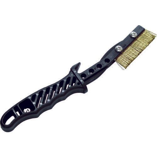 TRUSCO チャンネルブラシ EグリップI型 TC鋼線 ラッピング TEBITC トラスコ