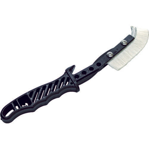 TRUSCO チャンネルブラシ EグリップJ型 66ナイロン TEBJNY トラスコ