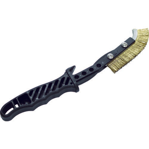 TRUSCO チャンネルブラシ EグリップJ型 TC鋼線 ラッピング TEBJTC トラスコ