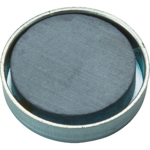 TRUSCO キャップ付フェライト磁石 丸形 外径17.5mmX厚ミ5mm 1個入 TFC18R1P トラスコ