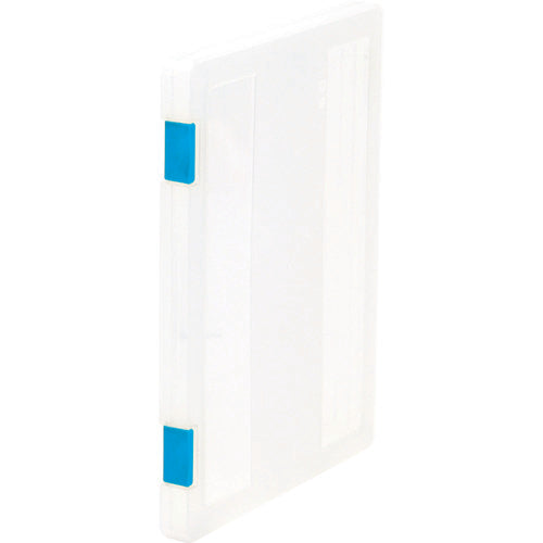 TRUSCO 書類ケースA4クリア ブルー TFC425CB トラスコ