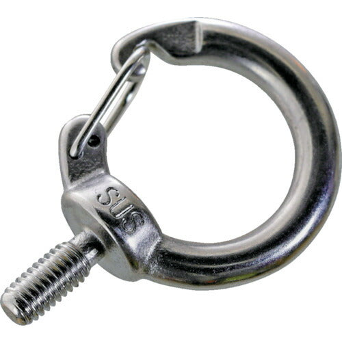 TRUSCO ステンレス フックアイボルト ネジ径M5X0.8 (1個=1袋) TFIB5 トラスコ