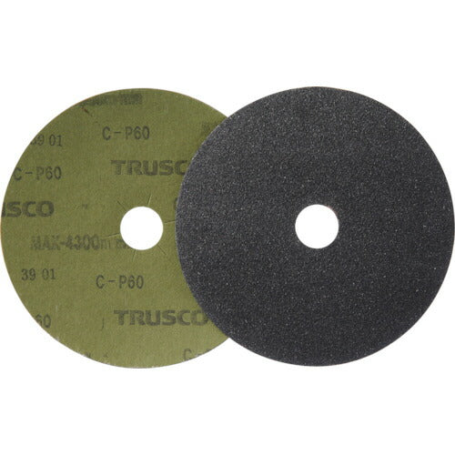TRUSCO ディスクペーパー6型 Φ150X22.2 #60 (10枚入) TG660 トラスコ