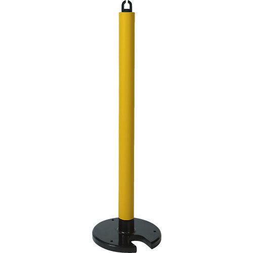 TRUSCO ヤワラカゴムポール イエロー 88cm アンカー穴10mm付 屋内型タイプ TGP02A トラスコ