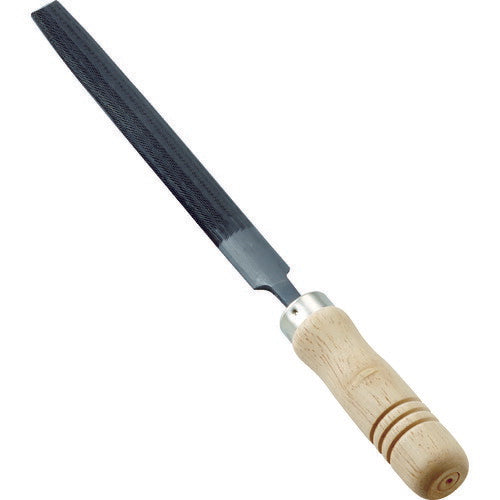 TRUSCO 鉄工用ヤスリ 木柄付 半丸 中目 刃長150 THA15002S トラスコ